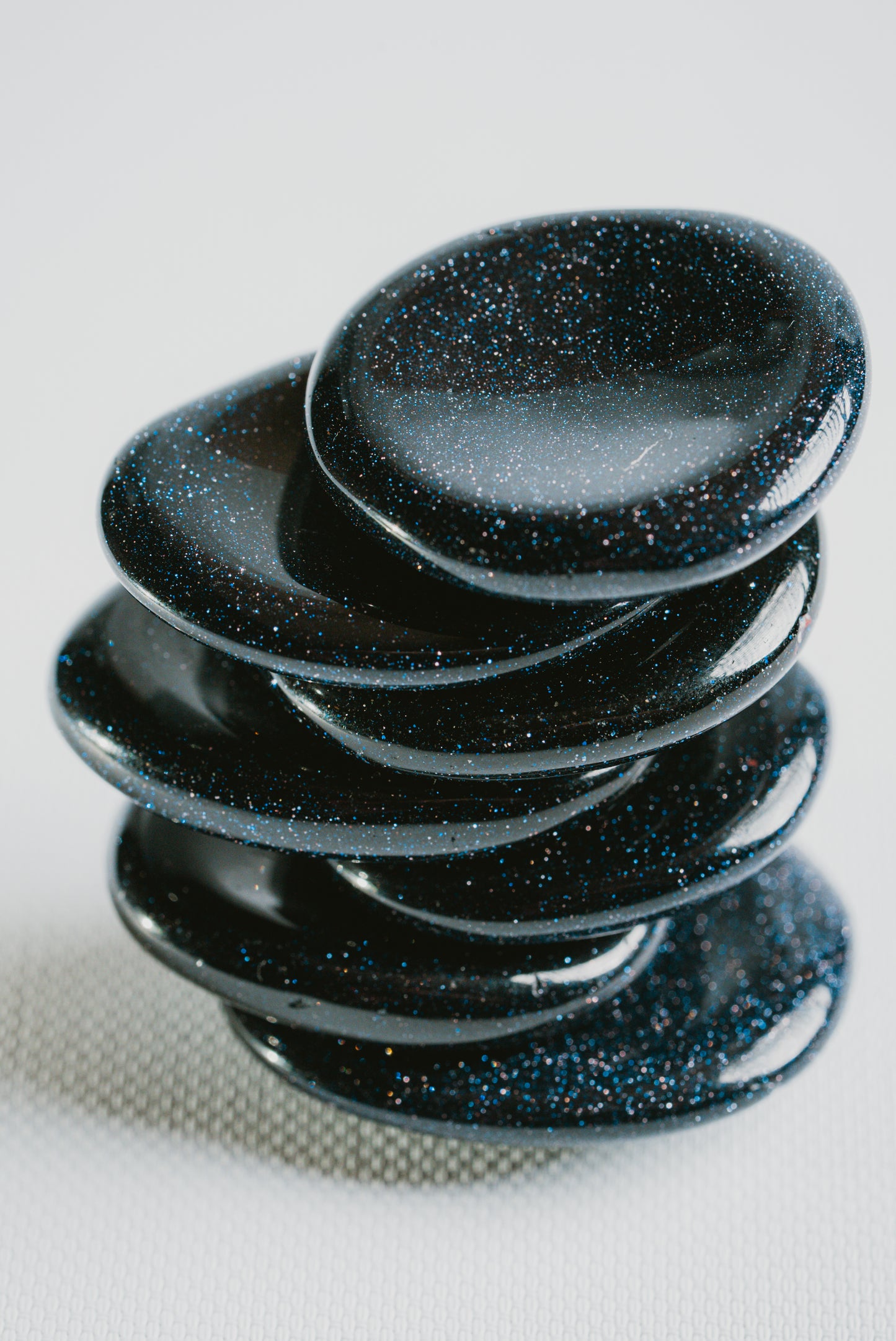 Blue Goldstone Mini Disc – Mini Blue Goldstone Disc for Inspiration and Starry Elegance