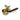 Brass Charcoal Burner with Wooden Handle – 8"