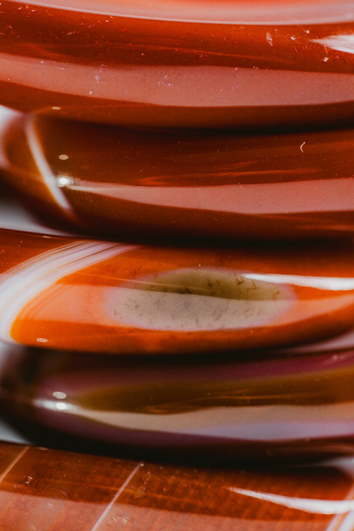 Carnelian Mini Disc – Vital Stone for Energy, Creativity, and Warm Decorative Touch