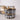 Chic Petal – Set of Six Pearl and Polished Brass Napkin Rings