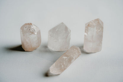 Clear Quartz Point with Cut Base – Crystal of Clarity and Energy for Balanced Spaces