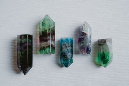 Fluorite Tower – Decorative Fluorite Tower for Focus, Protection, and Visual Harmony