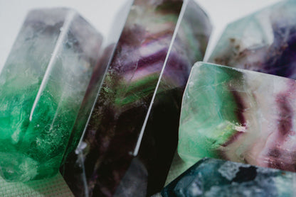 Fluorite Tower – Decorative Fluorite Tower for Focus, Protection, and Visual Harmony
