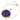 Gold Plated Amethyst Druzy Bracelet