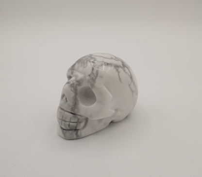 Hand-Carved Stone Skull – Decorative Hand-Carved Skull for Transformation, Energy, and Mindful Style