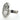 Herkimer Diamond Labyrinth Ring