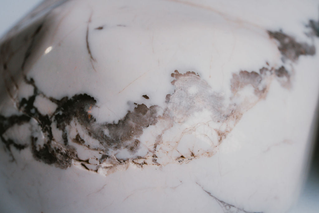 Howlite free form-Howlite Stone for Calm, Balance, and Sophisticated Style