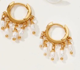 Cultured-Pearls –-14K-Gold-Plated