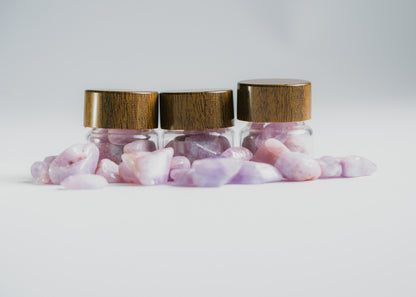 Kunzite Mini Jar – Delicate Stone for Emotional Harmony and Heart Connection