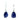 Lapis Lazuli Dangle Earrings in Sterling Silver 925