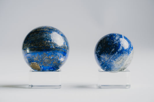 Lapis Lazuli Spheres – Decorative Lapis Lazuli Spheres for Wisdom, Clarity, and Mental Focus