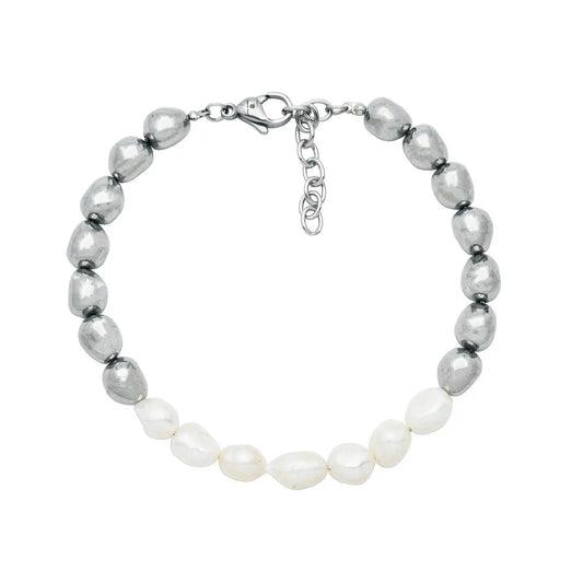Stainless-Steel-Bracelet –-Adjustable-8–9"-Extension