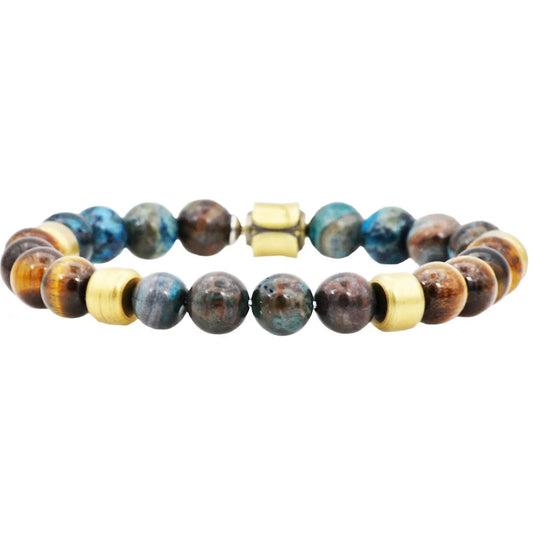 Bracelet – 8mm-Gold-Stainless-Steel