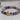 Natural Amethyst Beaded Stretch Bracelet with Gold