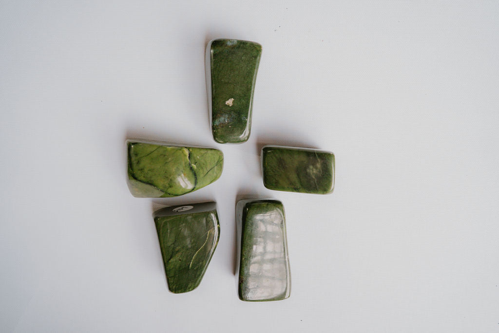 Nephrite Jade Free Form – Decorative Nephrite Jade Stone for Protection and Energy Stability