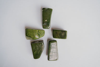 Nephrite Jade Free Form – Decorative Nephrite Jade Stone for Protection and Energy Stability