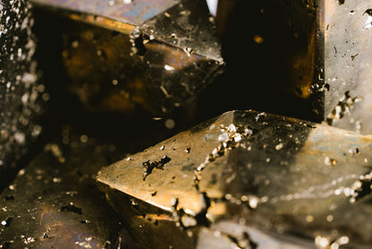 Pyrite Druzy Tower – Decorative Pyrite Druzy Tower for Abundance, Protection, and Grounding Energy