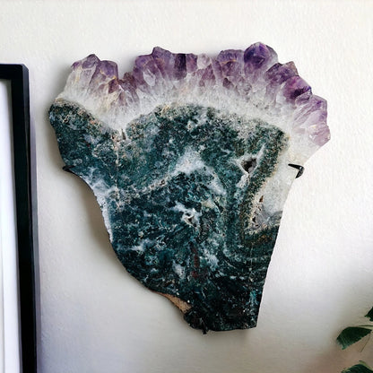 Sacred Earth – Amethyst and Jasper Wall Art for Harmony and Inner Strength