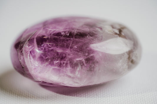 Tumbled Gemmy Amethyst – Large Polished Amethyst Crystals with Box Included