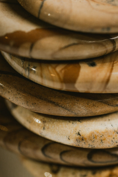 Walnut Jasper Disc – Decorative Walnut Jasper Disc for Stability and Nature Connection