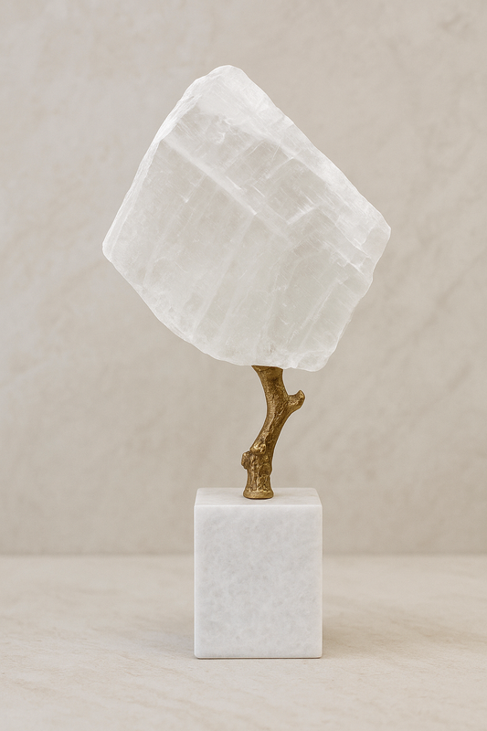 Selenite Crystal Statue